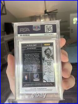 2019-20 Panini One And One Blue /49 ROOKIE PATCH AUTO RPA Ja Morant PSA 9 / 10