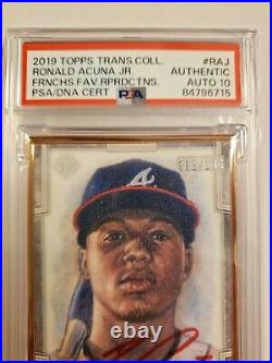 2019 Topps Ronald Acuna Jr Transcendent Franchise Favorites PSA/DNA 10 Autograph