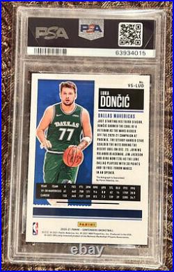 2020 Panini Contenders Luka Doncic Finals Ticket Auto On Card /25 PSA 9 Mint