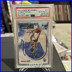 2021-22 Panini Hoops Jayson Tatum Skyview #14 PSA DNA 10 Autograph Signed Auto