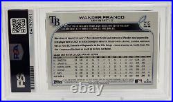 2022 Topps Series 1 #215 Wander Franco Rookie Auto PSA/DNA Certified Authentic