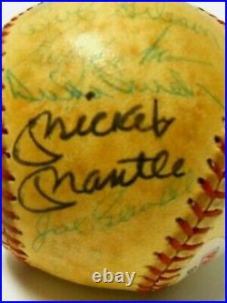 24! HOF PSA/DNA SIGNED Mickey Mantle Robinson Aaron Autograph SIGNATURE BASEBALL