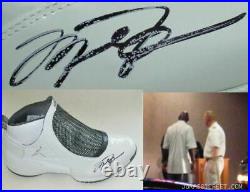 (2) Nike Michael Jordan Autographed Air Jordan BASKETBALL SHOES 13.5 PSA DNA