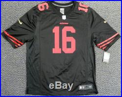 49ers Joe Montana Autographed Signed Black Nike Jersey Size XL Psa/dna 113642