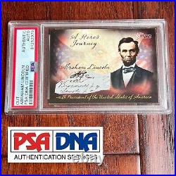 ABRAHAM LINCOLN PSA/DNA Authentic Autograph Signature as Lincoln Signed