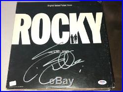 AMAZING Sylvester Stallone Signed Autographed ROCKY Album LP PSA/DNA