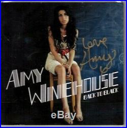 AMY WINEHOUSE Signed Autographed Back To Black CD Cover Slabbed PSA/DNA