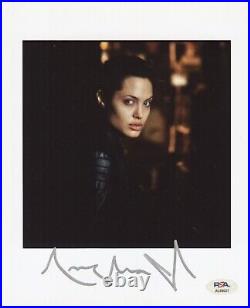 ANGELINA JOLIE SIGNED AUTOGRAPH 8x10 PHOTO TOMB RAIDER PSA/DNA CERTIFIED