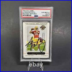 Aaron Rodgers ROOKIE Topps Packers Jets Autograph PSA/DNA Certified