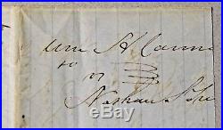 Abraham Lincoln 9 Hand Written Words From Dual Signed Autograph Letter Psa/dna
