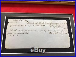 Abraham Lincoln Autograph Letter Signed as US Congressman 1847 PSA/DNA LOA