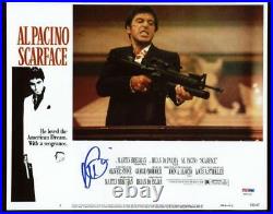 Al Pacino Scarface Signed Authentic 11X14 Photo Autographed PSA/DNA ITP #6A31118