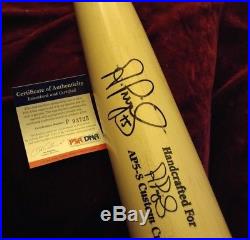 Albert Pujols Autographed AP5-S Game Model Bat PSA/DNA COA Bold Signature