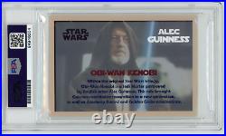 Alec Guinness Signed Obi-Wan Kenobi Autographed Star Wars Card Auto PSA DNA