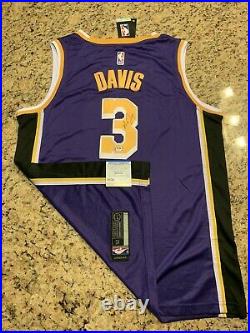Anthony Davis Los Angeles Lakers Autograph Signed Jersey! Rare! PSA/DNA AG79782