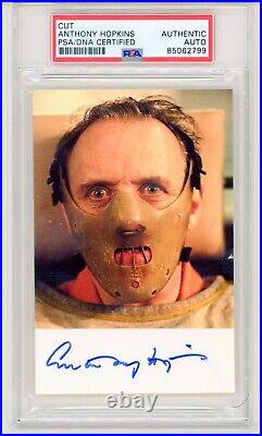 Anthony Hopkins Signed Hannibal Lecter Silence of the Lambs Autograph PSA DNA