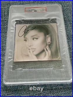 Ariana Grande Autographed Signed Positions CD Cover PSA/DNA Authentic Slabbed