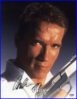 Arnold Schwarzenegger SIGNED 11x14 Photo Harry True Lies PSA/DNA AUTOGRAPHED