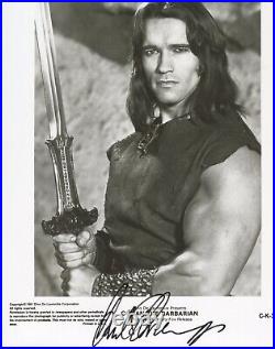 Arnold Schwarzenegger Signed Conan the Barbarian Photo Autographed PSA DNA