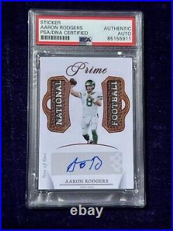 Arron Rodgers Authentic Auto Psa/Dna Certified PSA Jets HOF QB