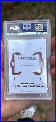 Arron Rodgers Authentic Auto Psa/Dna Certified PSA Jets HOF QB