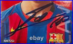 Authentic Signed Lionel Messi #35 Megacracks Reprint Rookie Barca PSA/DNA Gem 10