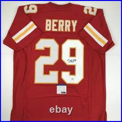 Autographed/Signed ERIC BERRY Kansas City Red Football Jersey PSA/DNA COA Auto