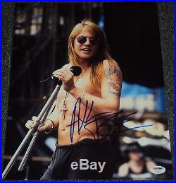 Axl Rose Signed Full Name Autograph Guns N' Roses New 11x14 Photo Psa/dna V04609
