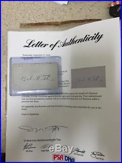 BABE RUTH Signed Cut Autograph Yankees HOF PSA/DNA Authentic