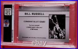 BILL RUSSELL AUTOGRAPH AUTO CARD #d 1 OF 1 PSA /DNA CERTIFIED AUTHENTIC CELTICS