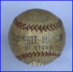 Babe Ruth Autographed Baseball PSA/DNA Full LOA Babe Played With Lou Gehrig