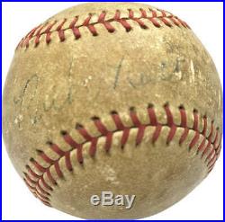 Babe Ruth & Lou Gehrig Signed Autographed Game Used OAL Baseball PSA/DNA