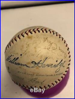 Babe Ruth Lou Gehrig signed autographed baseball RARE 1930s PSA DNA LOA