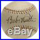 Babe Ruth New York Yankees Autographed Spalding Baseball PSA/DNA Graded 8
