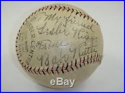 Babe Ruth Psa/dna Certified Single Signed Baseball Autographed Authentic Rare