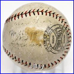 Babe Ruth Signed Autographed Baseball Onl Ball 1927 Yankees Gehrig Psa/dna 09260
