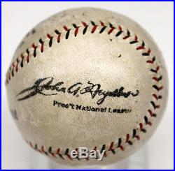 Babe Ruth Signed Autographed Baseball Onl Ball 1927 Yankees Gehrig Psa/dna 09260