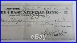 Babe Ruth Signed Check Autographed 1946 Autographed Guaranteed to Pass PSA/DNA