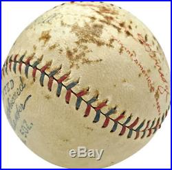 Babe Ruth Single Signed Autographed 1931-33 Yankees OAL Baseball PSA/DNA SGC