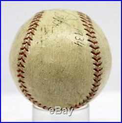 Babe Ruth Single Signed Autographed Baseball Ny Yankees Psa/dna Af08503
