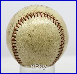 Babe Ruth Single Signed Autographed Baseball Ny Yankees Psa/dna Af08503