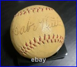Babe Ruth Single Signed Baseball With PSA DNA COA Bold Signature Autograph