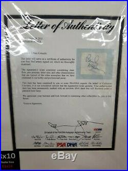Beatles Paul Mccartney Vintage Fully Signed Autograph Psa/dna Rnr Not Butcher