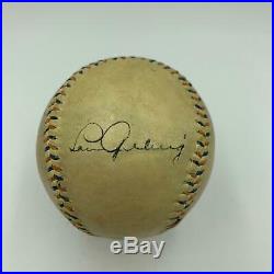 Beautiful Babe Ruth & Lou Gehrig Signed Autographed 1920's Baseball PSA DNA COA