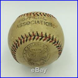 Beautiful Babe Ruth Single Signed Autographed Baseball With PSA DNA COA