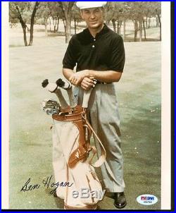 Ben Hogan Signed Photo 8x10 Autographed Golf PSA/DNA AB07669