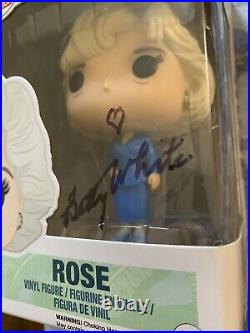 Betty White Signed Autographed Funko Pop Rose Golden Girls Psa/dna Small Ding
