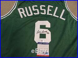 Bill Russell Autographed Signed Boston Celtics Jersey Psa / Dna Coa