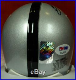 Bo Jackson Autographed Signed Oakland Raiders Mini Helmet Psa/dna 112502
