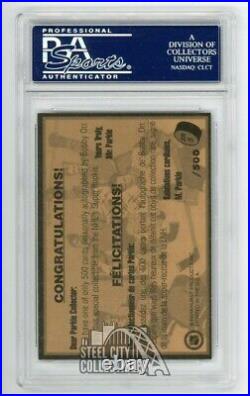 Bobby Orr 1995 Parkhurst Autographed Rookie Card #SR5 PSA/DNA /500